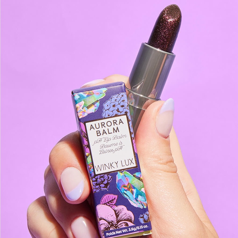 Winky Lux Aurora Lip Balm Glimmer Shimmer pH